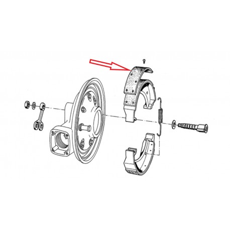 garniture de frein a riveter