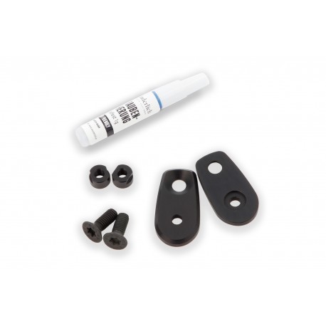 Adaptateur Wunderlich pour clignotant supplémentaire à filetage de rac - 2 pièces - noir