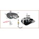 caoutchouc de 10mm de support de reservoir