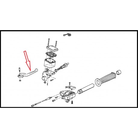 Levier droit R2V K75-100