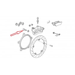 vis d'etrier ar  m10x25