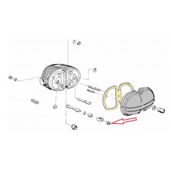 Écrou pour culasse/culbuteur pour BMW R50/5-R90S avant 08/1975