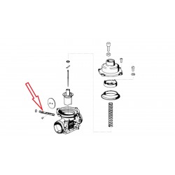 Axe de vanne papillon carburateur pour BMW R75/5-R100 et R45, R65