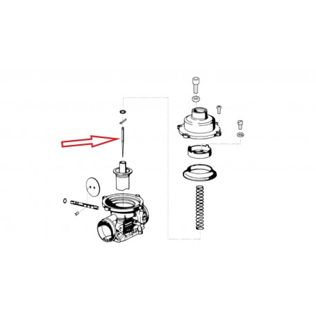 aiguille de carburateur de 32mm