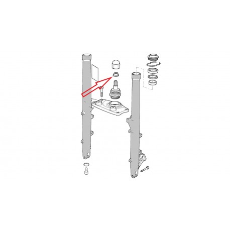 Ecrou à collet M14x1.5