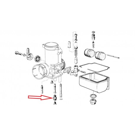 support de gicleur principal  90S