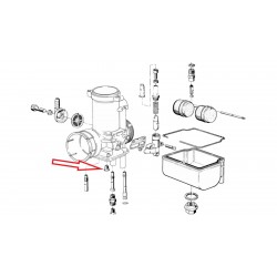 Gicleur de ralenti de 60 pour R90S