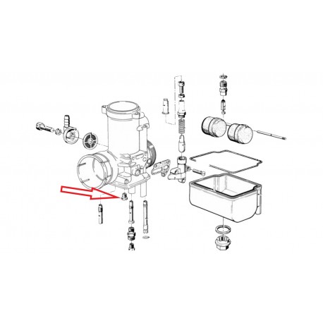 Gicleur de ralenti de 60 pour R90S