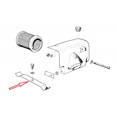 Ressort de serrage pour filtre à air