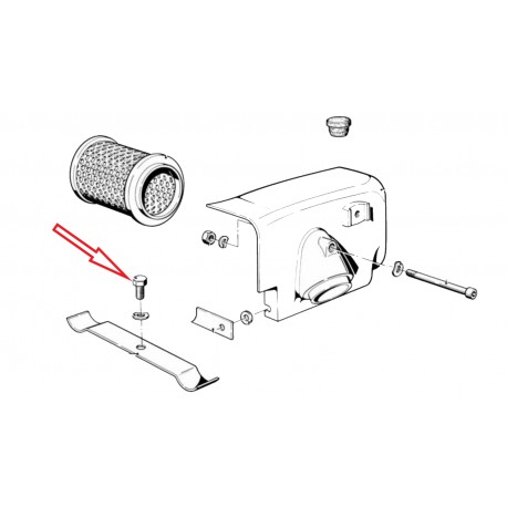 Vis 6 pans M8x20