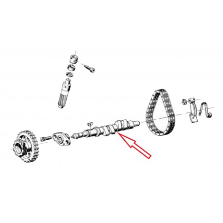 Arbre à cames 284°