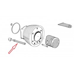 Tube tige de culbuteur diamètre17.8 inox