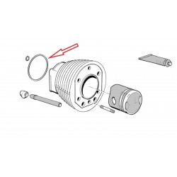 Joint torique embase de cylindre 93x2.2