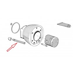 Tube de protection tige de culbuteur pour BMW R45 et R65