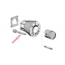Tube tige de culbuteur diamètre 15.8 inox