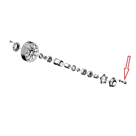 Vis cylindrique M6x30