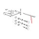 axe de roue arriere inox pour modele a tambour ar