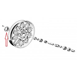 Taquet pour roue à bâton