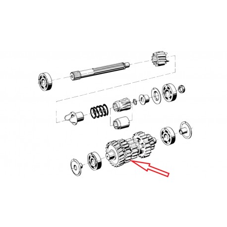 Arbre primaire 17.5°
