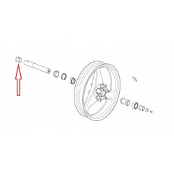Cache plastique roue avant