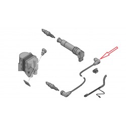 Cache bougie double allumage