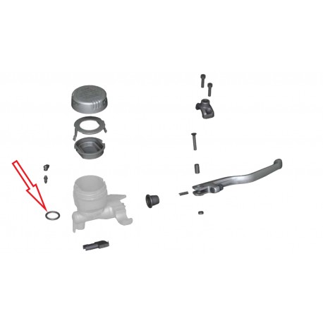 Joint torique entre maître cylindre et bocal