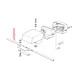 Support de clignotant pour BMW R50/5-R100, arrière