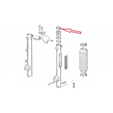 Kit caches poussières de fourche R80/100 GS