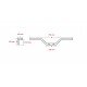 Guidon R50-R69S hauteur moyenne