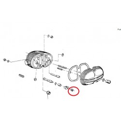 Écrou pour culasse/culbuteur pour BMW R50/5-R90S avant 08/1975