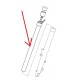 Tube de fourche R850 et R1100R/RT et R1200R/RT