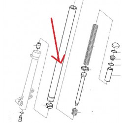 tube de fourcheF650CS