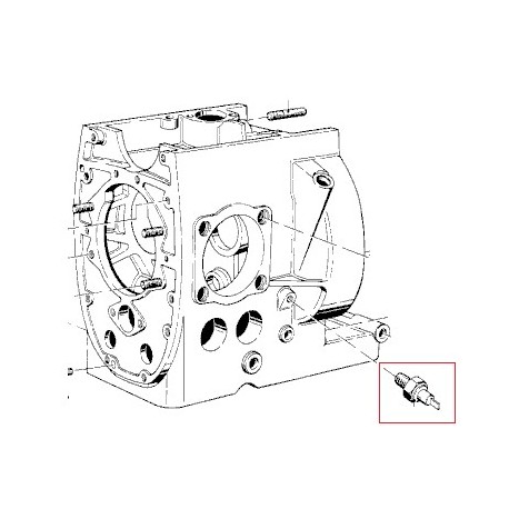 Monocontact pression d'huile M12x1.5