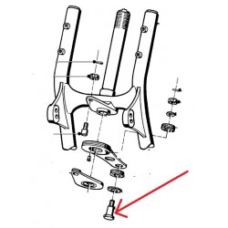 Vis de support amortisseur de direction pour BMW R26, R27 et R51/2-R69S