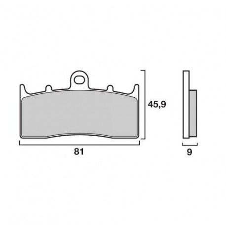 plaquette de frein avant brembo