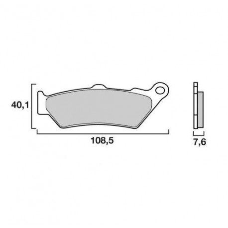 plaquette de frein avant brembo