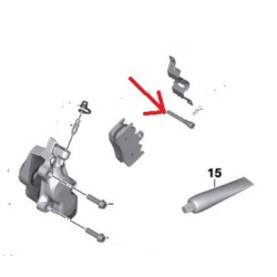 axe de plaquette avant inox