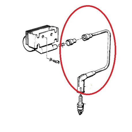 cable d'allumage r45/65      r80gs/st     r100r/gs