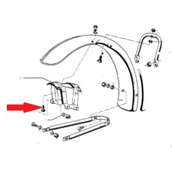 vis M6x16 fixation de gardeboue avant
