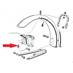 vis M6x16 fixation de gardeboue avant