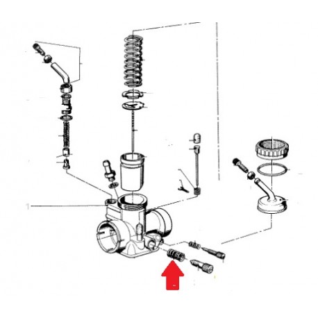 ressort de vis de reglage R50 et R60/5/6/7