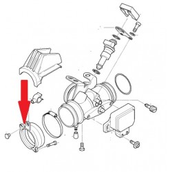 Raccord tuyau d'admission d'air gauche R850/1100/1150