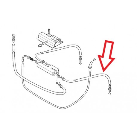 cable papillon gauche R1100S  L 353mm