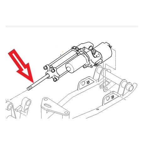 tige de verin de bequille K1200LT