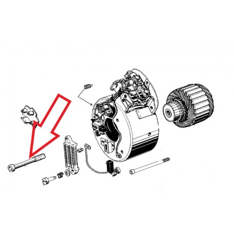 vis de rotor pour dynamo 6V60W