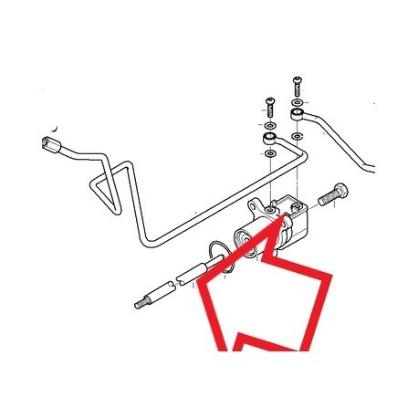tige d'embrayage long 270 mm