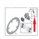 kit de pieces de fixation de plaquettes avant