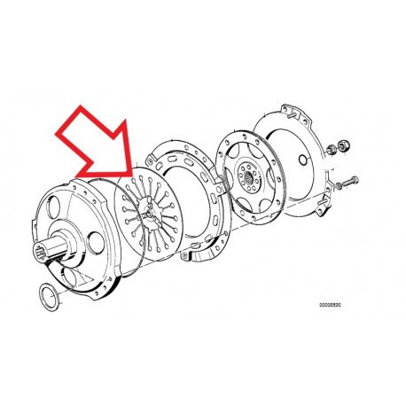 ressort d'embrayage k100/1100