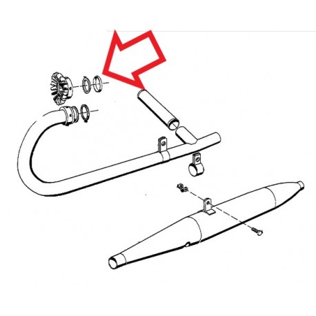 cone femele echappement R68/69/69S