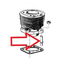 tube inox de passage de tige de culbuteur